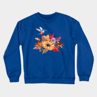 flower bouquet bird Crewneck Sweatshirt